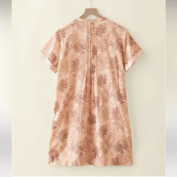 Faherty Gemina Linen Dress with Pockets sustainable beach vacation - Picture 6 of 11